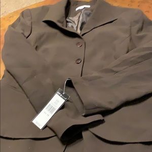 NYP Brown Women’s Suit jacket sz 18 New!